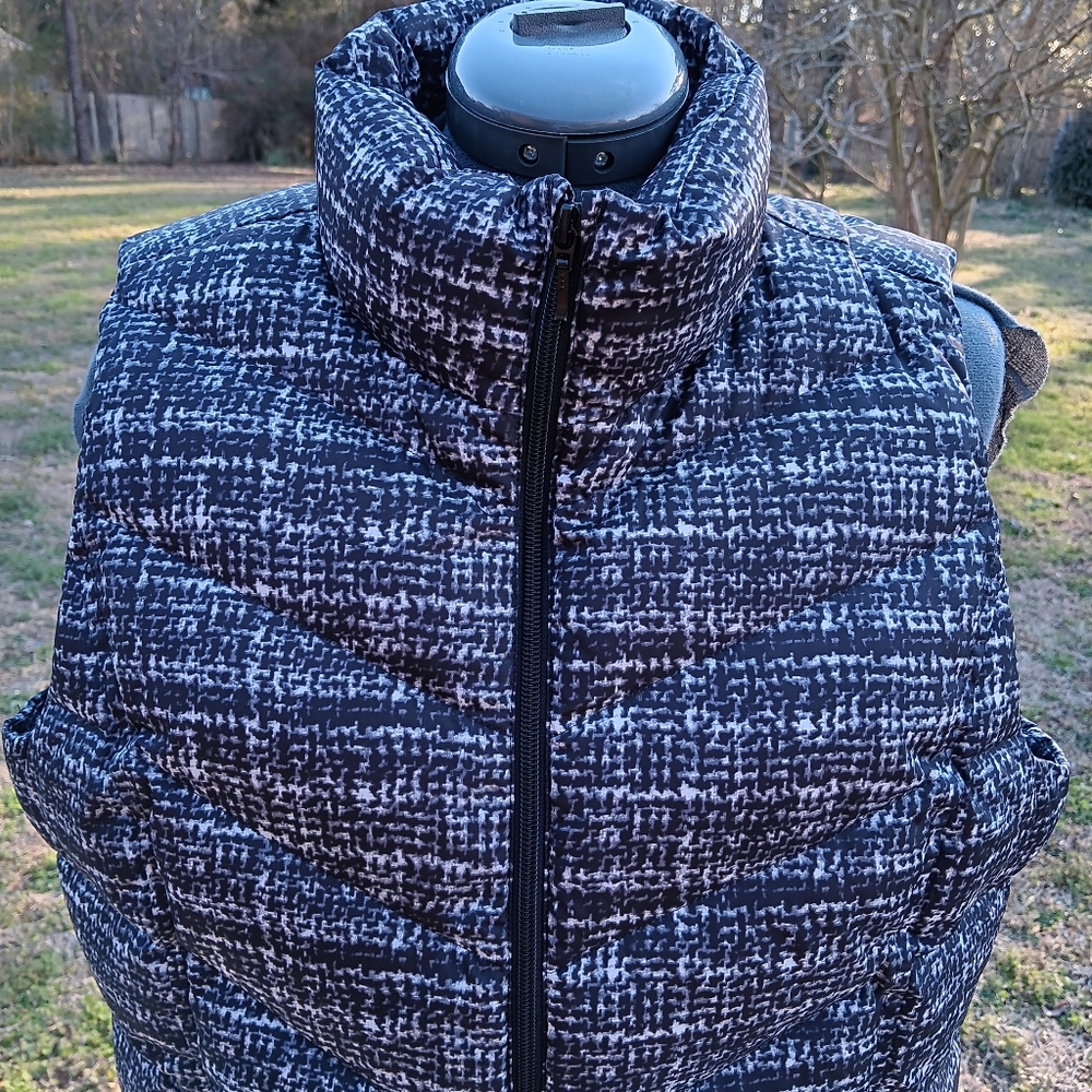 Lands' End Down/Feather Women's Puffer Vest L 14-16